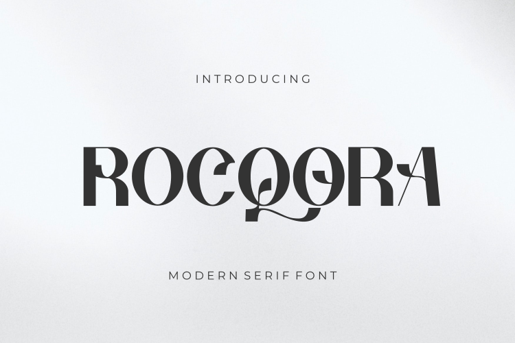 Rocqora Font website image