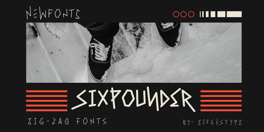 Sixpounder Font Family website image