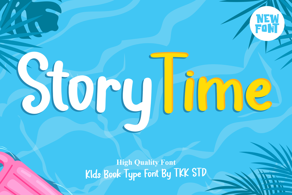 Storytime Font website image