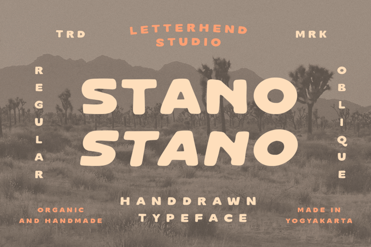 Stano Sans Font website image