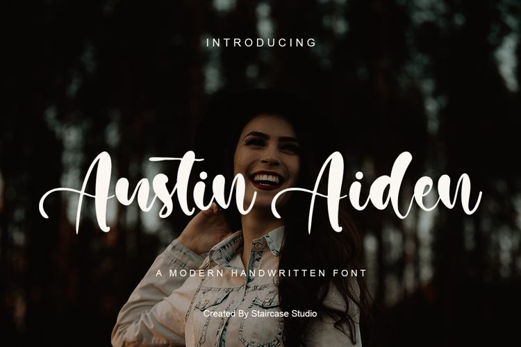 Austin Aiden Font website image