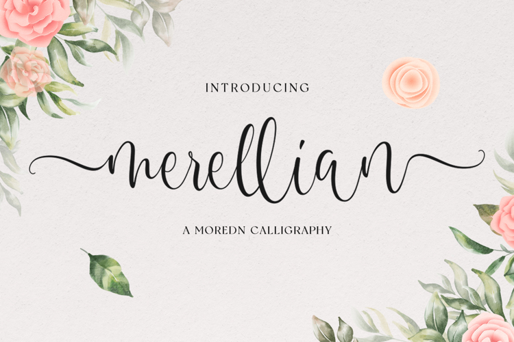 merellian Font website image