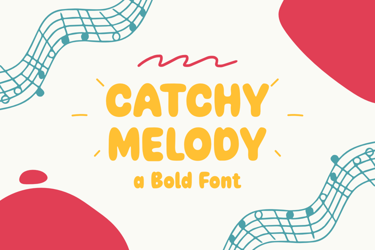 Catchy Melody Font website image