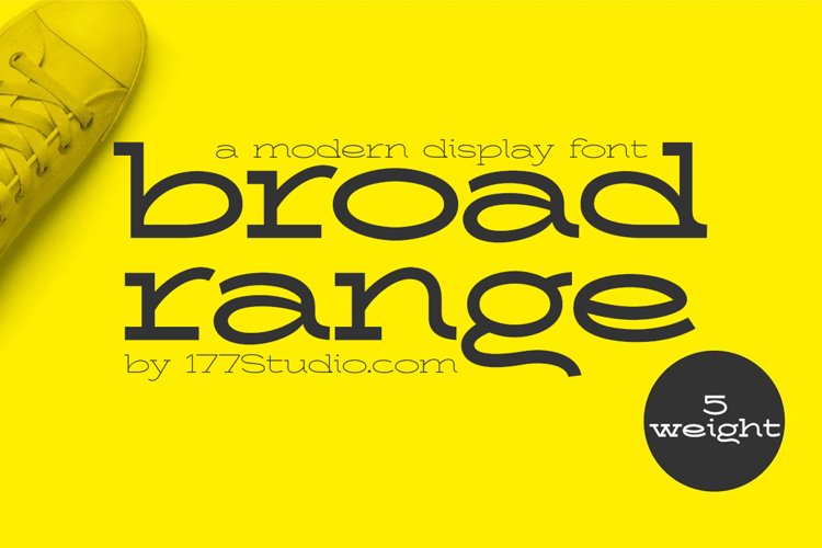 broad range Font website image