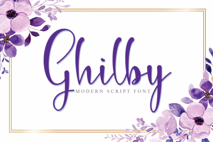 Ghilby Font website image