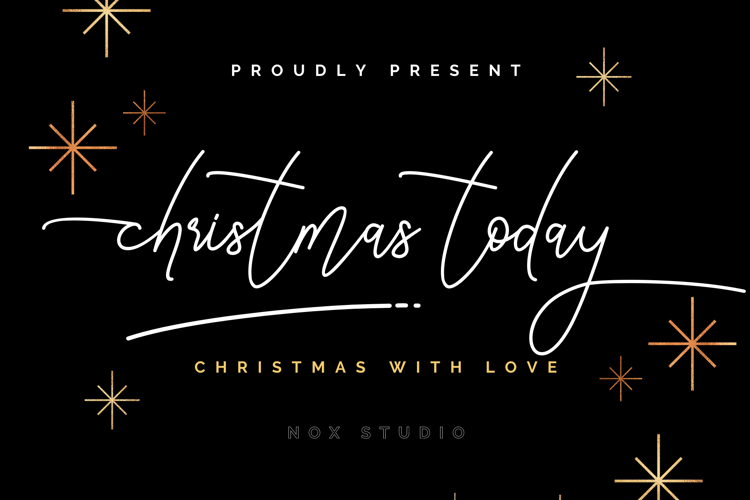 Christmas Today Font website image