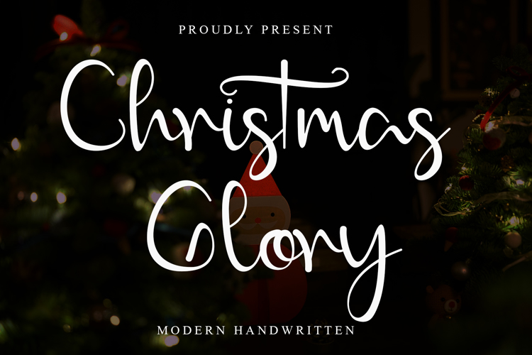 Christmas Glory Font website image