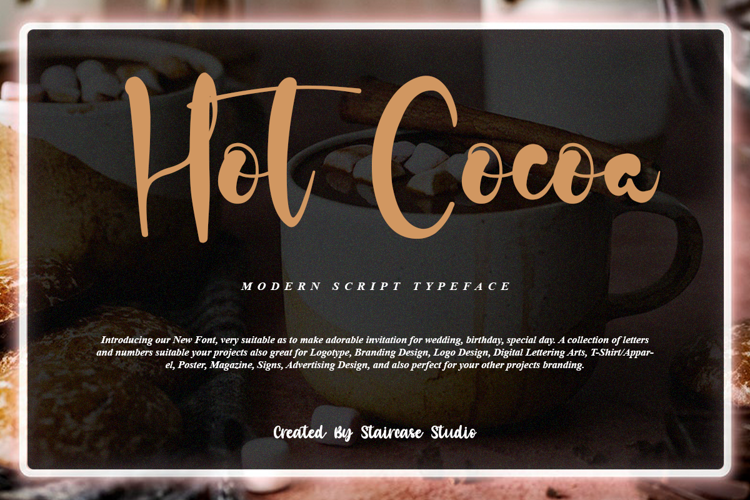 Hot Cocoa Font website image