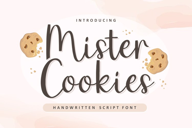 Mister Cookies Font website image