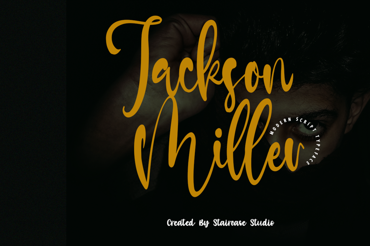 Jackson Miller Font website image