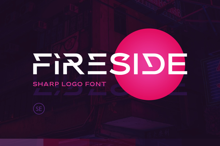 Fireside Font website image