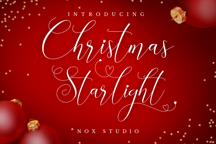 Christmas Starlight Font website image