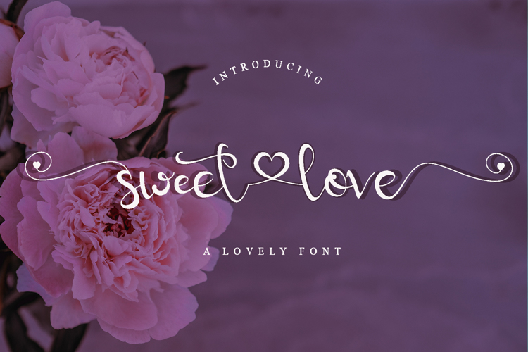 sweetlove – Font website image