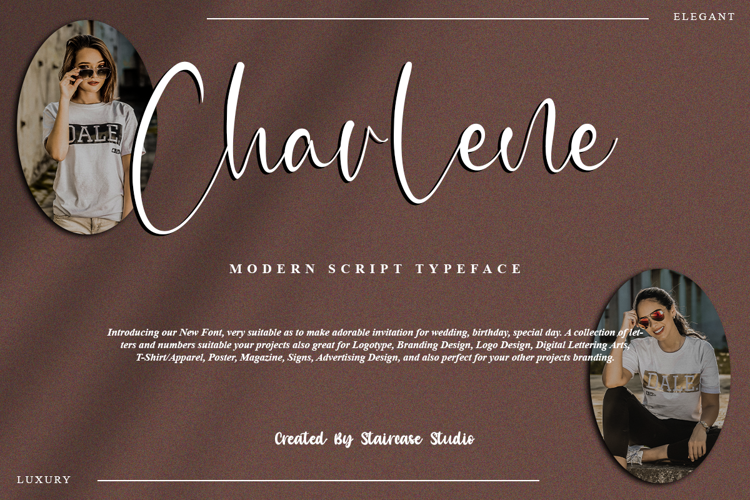 Charlene Font website image