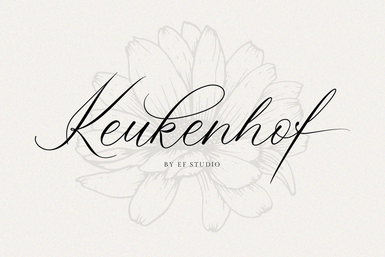 Keukenhof Font website image