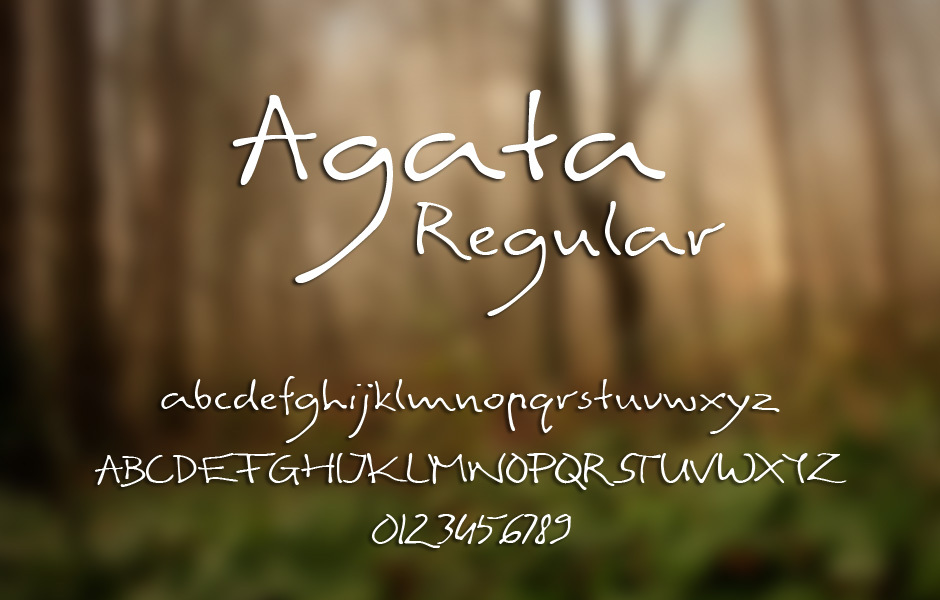 Agata Font Family website image