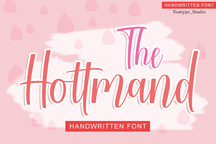 Hottmand Font website image