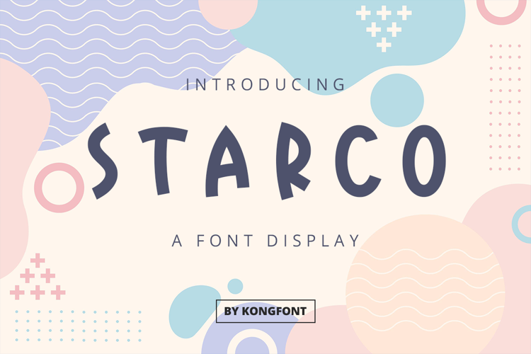 Starco Font website image