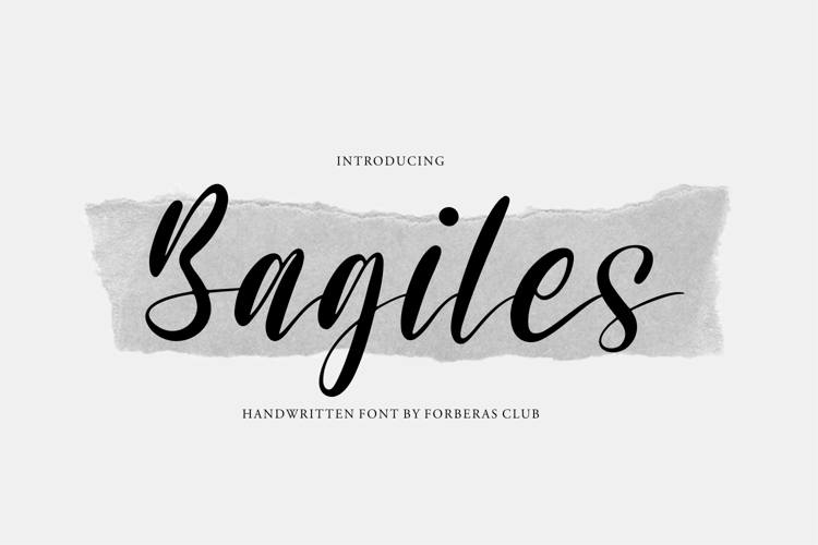 Bagiles Font website image