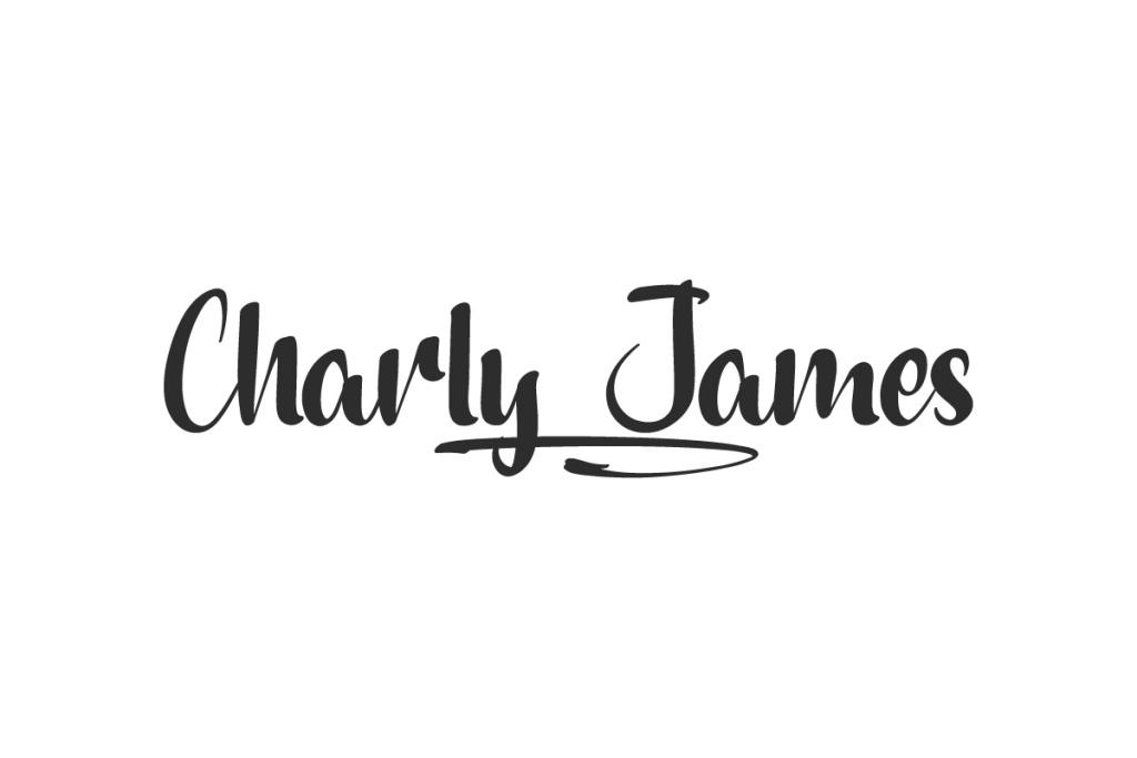 Charly James Demo Font website image