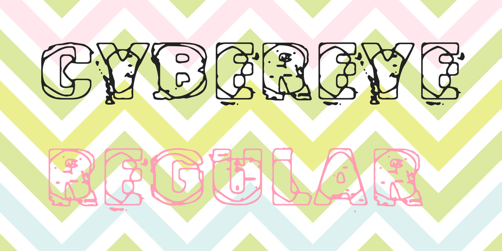Cybereye Font website image