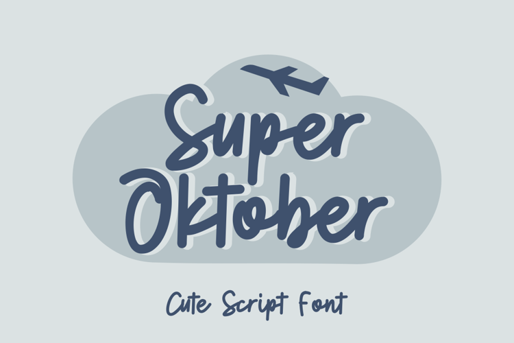 Super Oktober Font website image