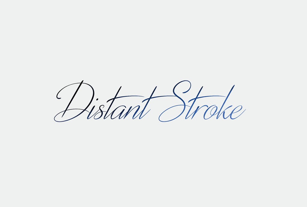 Distant Stroke Font Family website image