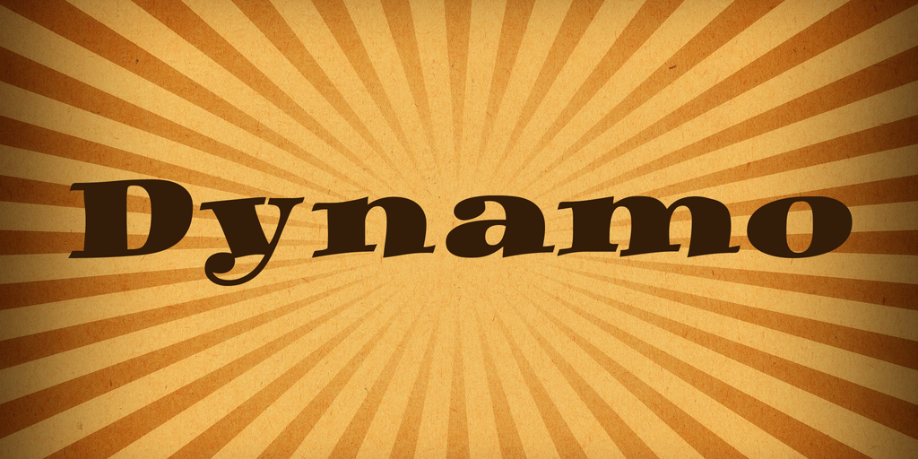 Dynamo Font website image