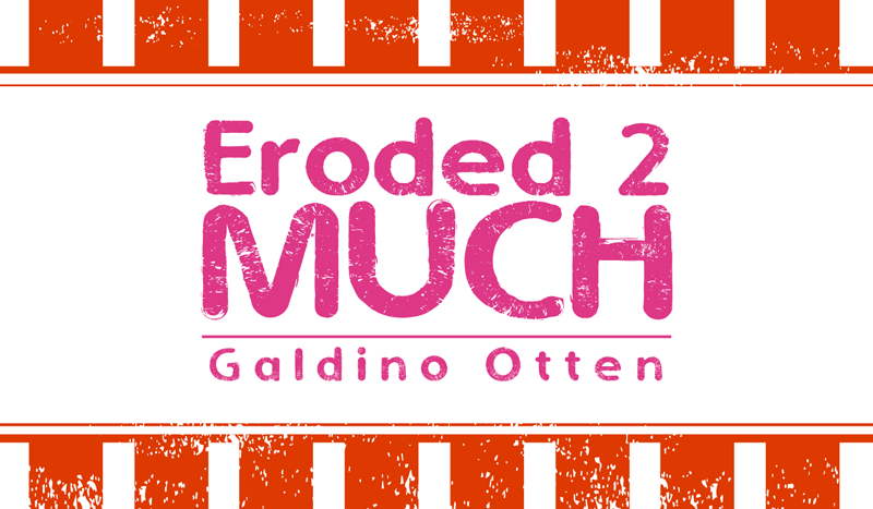 Eroded 2 Much Font website image