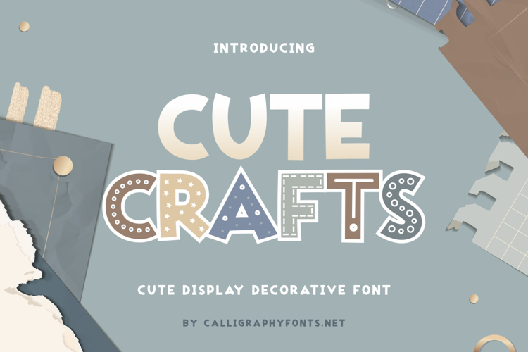 Cute Crafts Font website image
