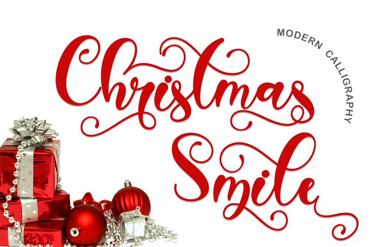 Christmas Smile Font website image