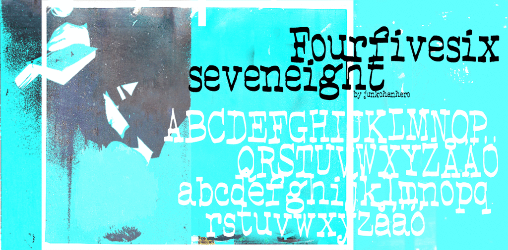 Fourfivesixseveneight Font website image