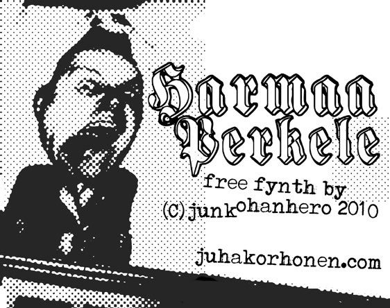 Harmaa Perkele Font website image