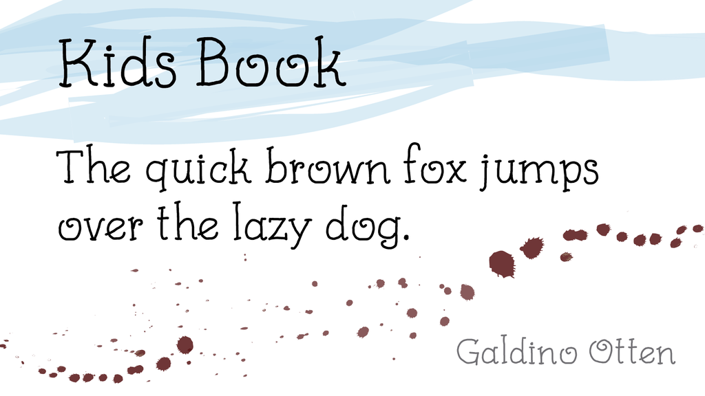 Kids Book Font Family website image