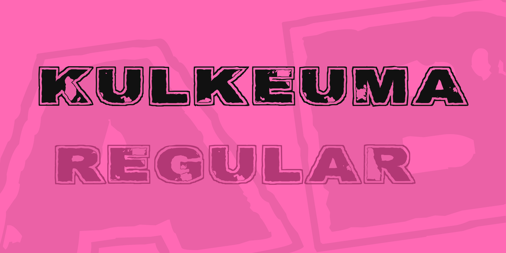 Kulkeuma Font website image