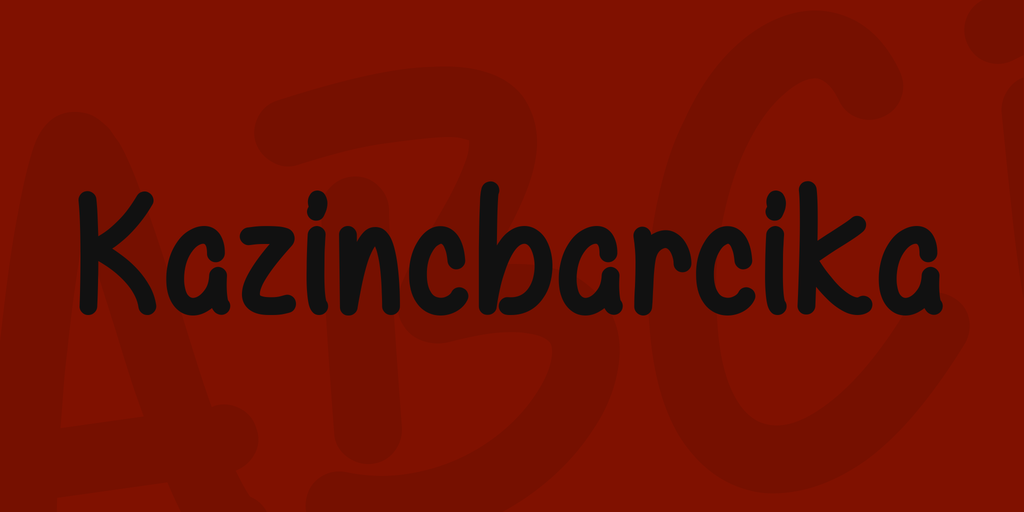 Kazincbarcika Font website image