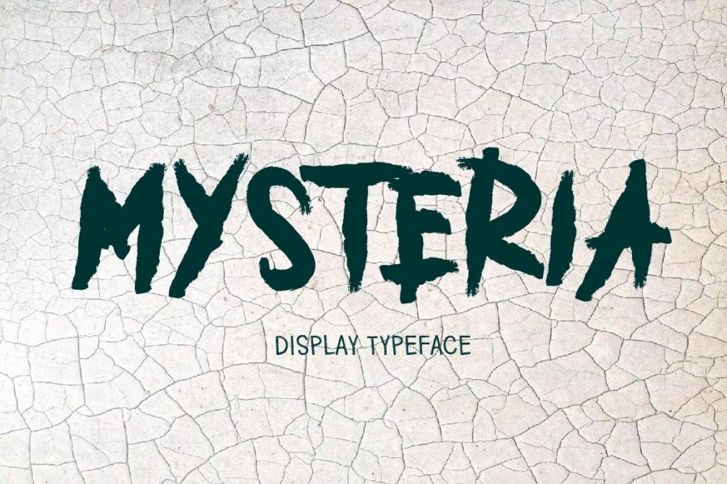 MYSTERIA Font website image