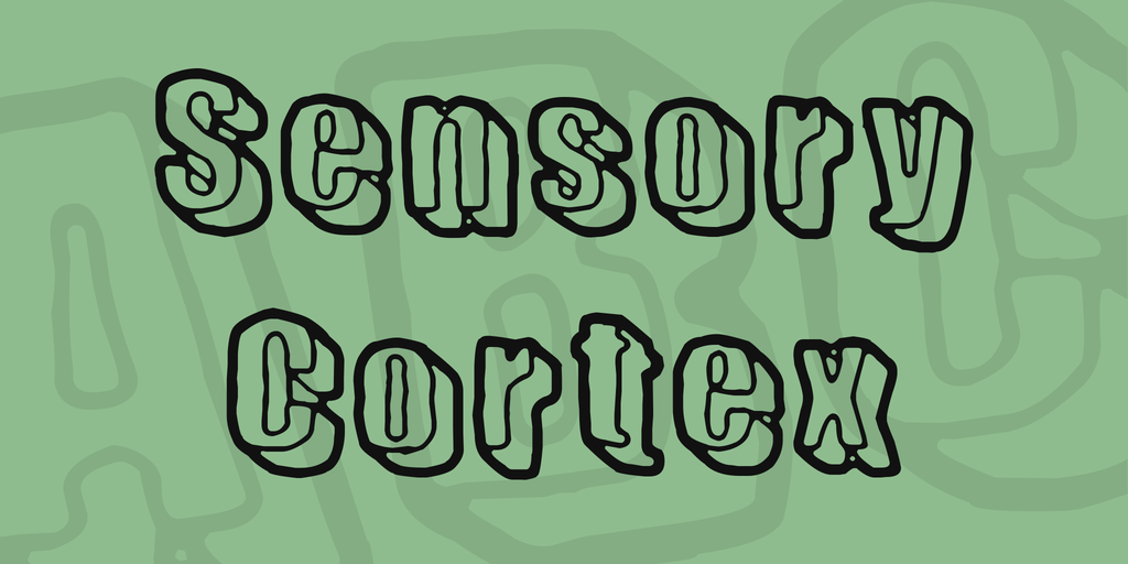 Sensory Cortex Font website image