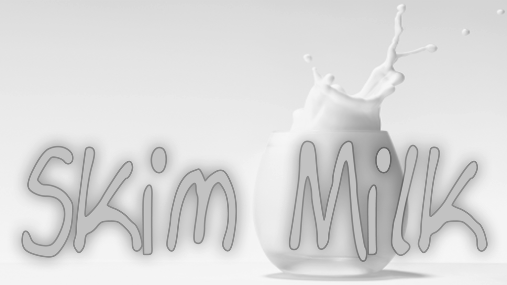 Skim Milk Font website image