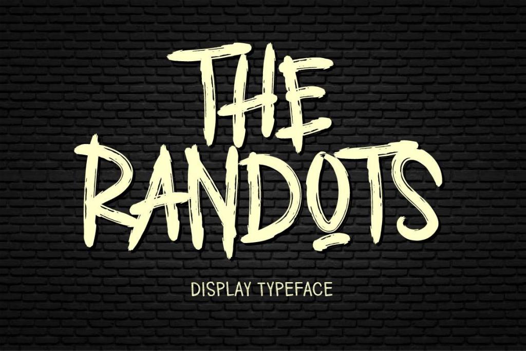 THE RANDOTS Font website image