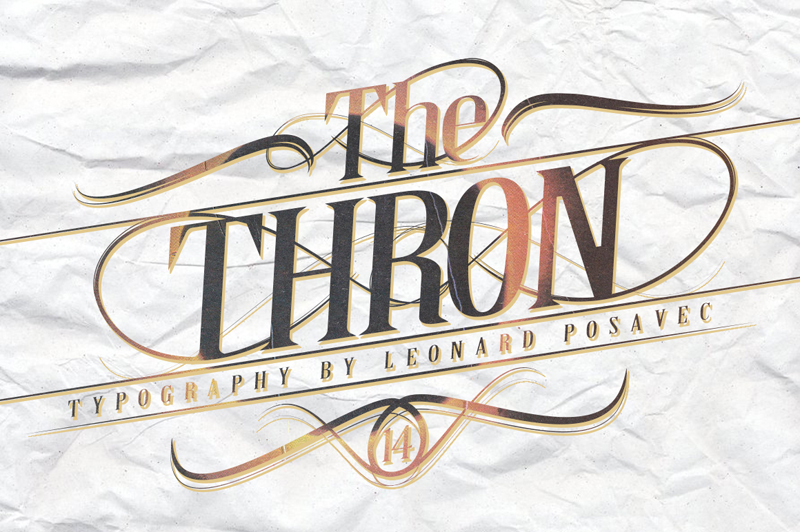 Thron Font website image