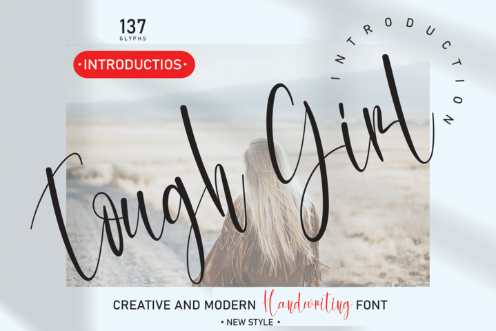 Tough Girl Font website image