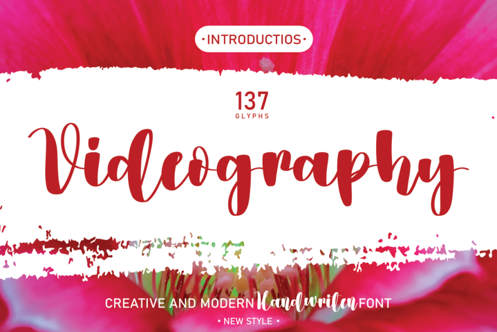 Videography Font website image