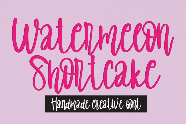 Watermelon Shortcake Font website image