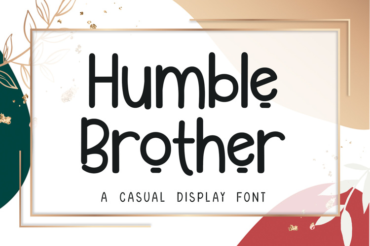 Humble Brother Font website image