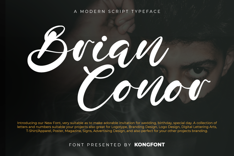 Brian Conor Font website image