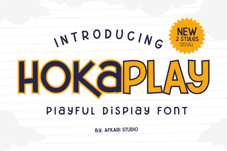 Hokaplay Font website image