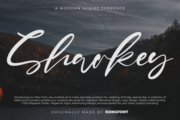 Sharkey Font website image