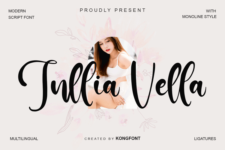 Jullia Vella Font website image