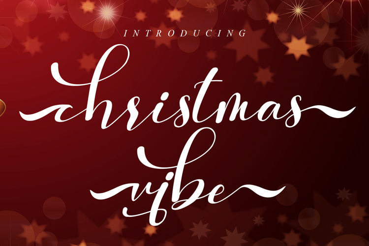 The Christmas Vibe Font website image